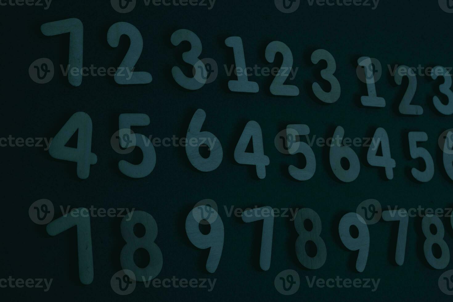 Background or texture of numbers. Finance data concept. Mathematic. Banking or currency. Business and economic growth. photo