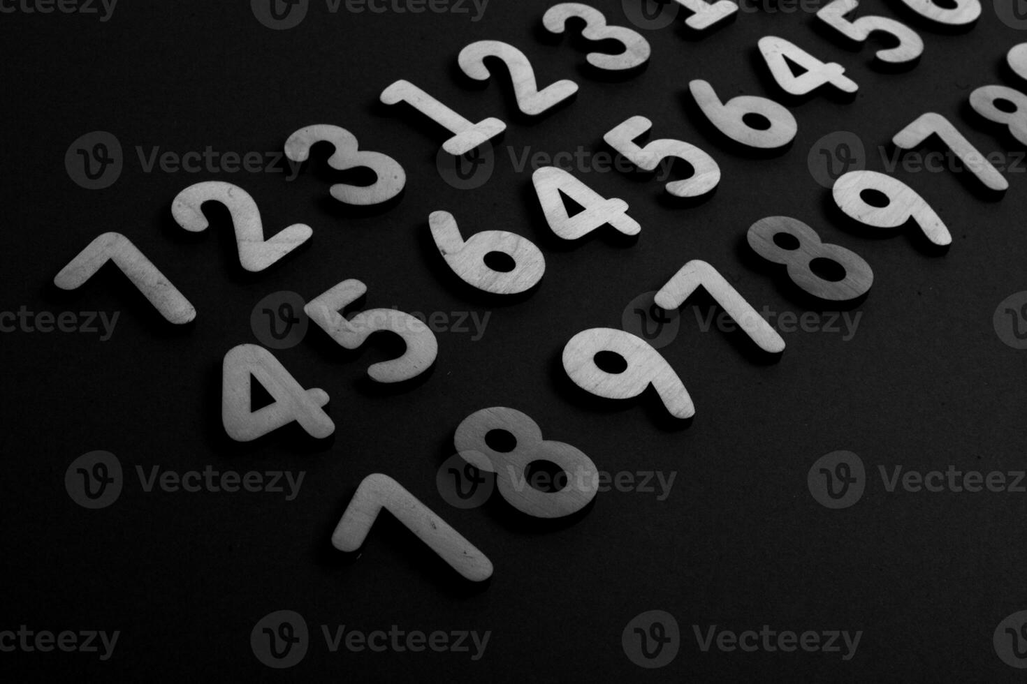 Background of numbers. from zero to nine. Numbers texture. Finance data concept. Matematic. Seamless pattern with numbers. financial crisis concept. Business success. photo