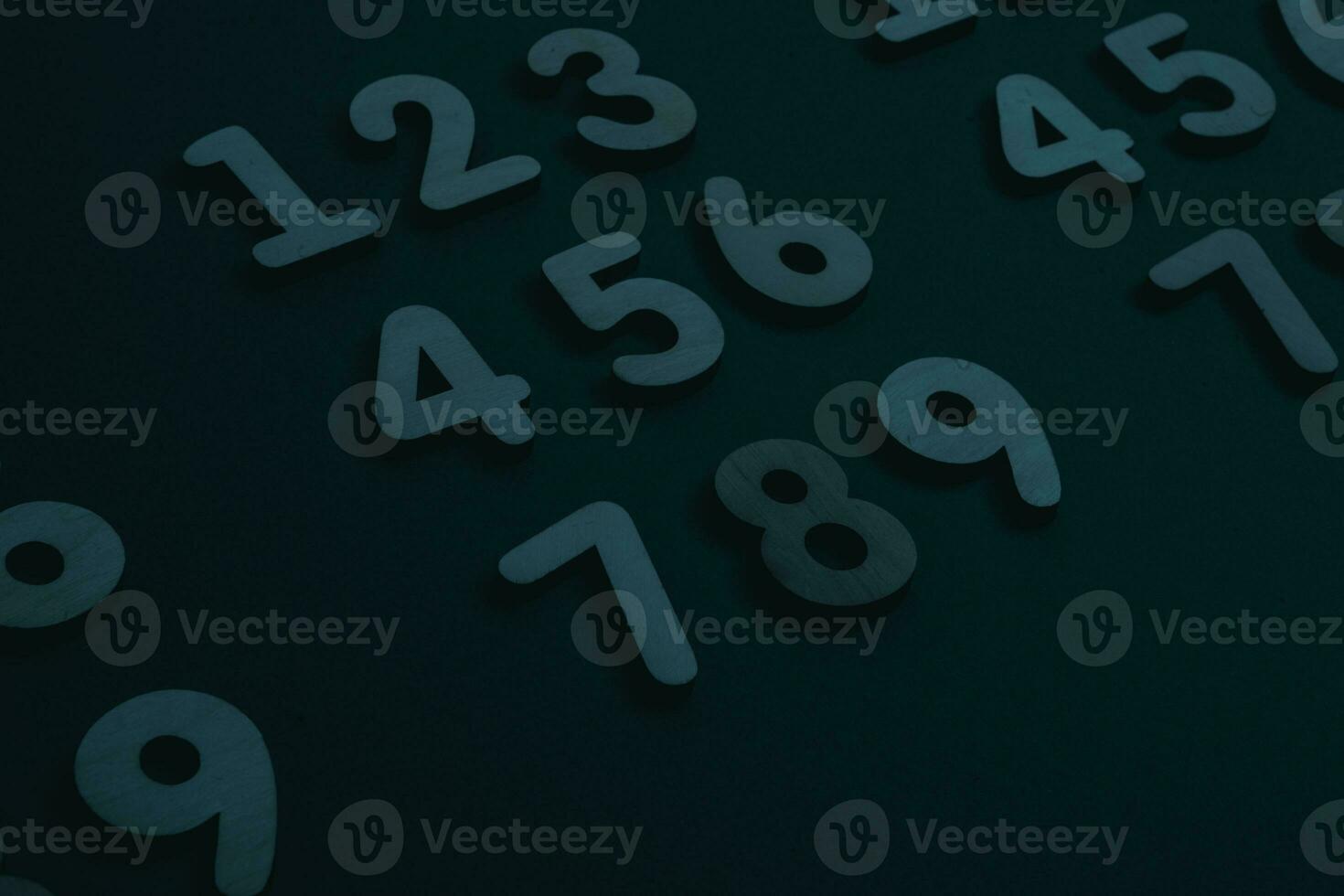 Background or texture of numbers. Finance data concept. Mathematic. Banking or currency. Business and economic growth. photo