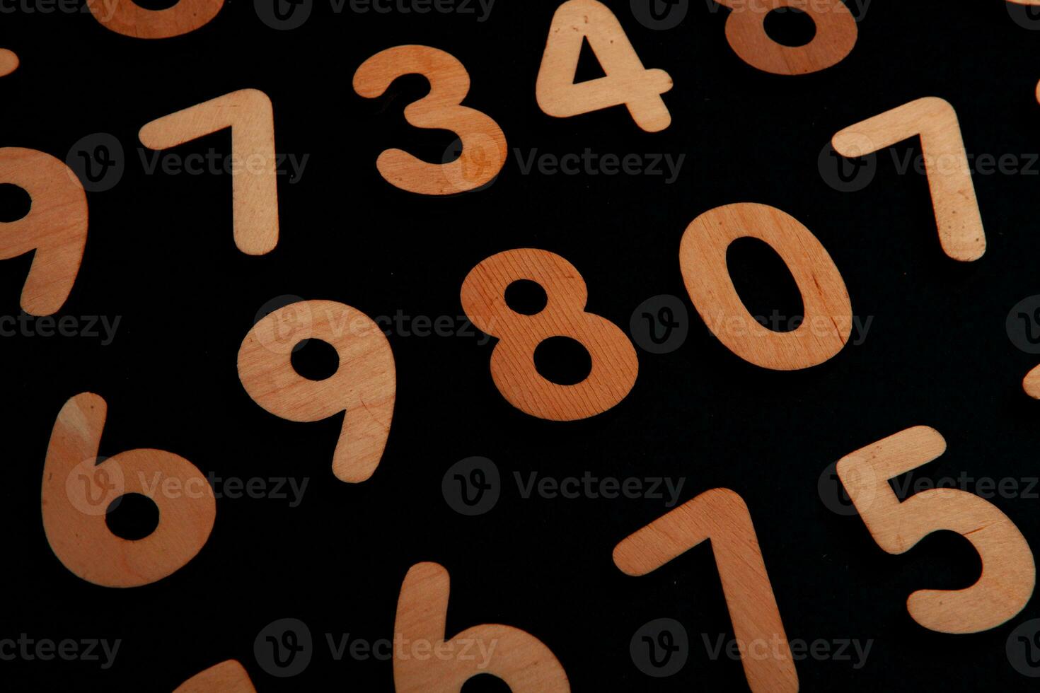 Background of numbers. from zero to nine. Numbers texture. Finance data concept. Matematic. Seamless pattern with numbers. financial crisis concept. Business success. photo