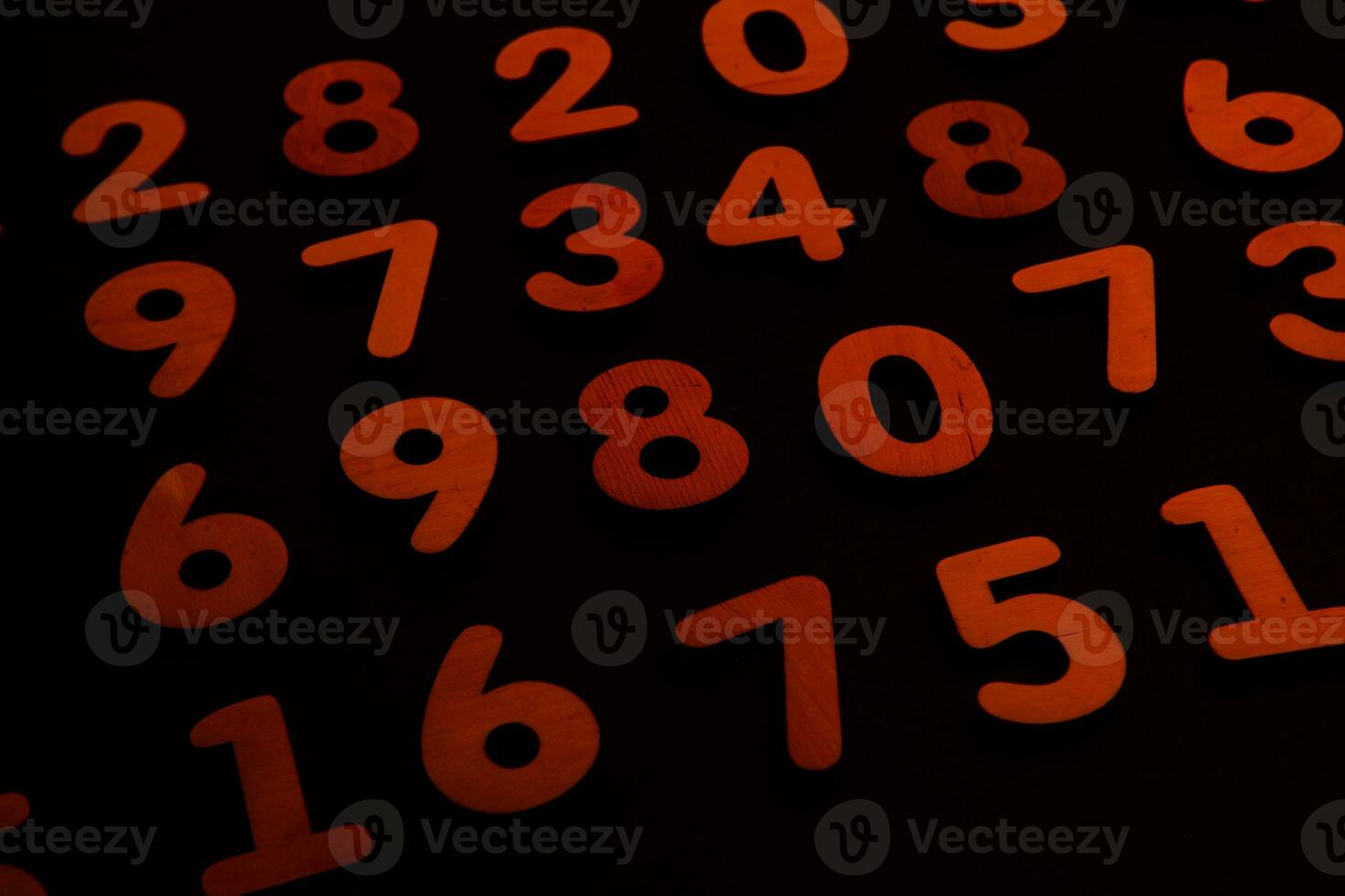 Background of numbers. from zero to nine. Numbers texture. Finance data concept. Matematic. Seamless pattern with numbers. financial crisis concept. Business success. photo