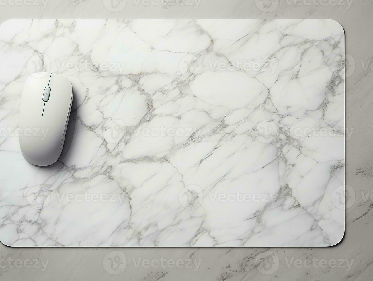 AI generated Ergonomic Mouse Pad Mockup for Comfortable Computing - AI Generated photo