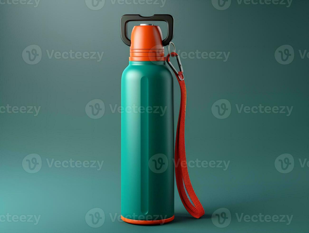 AI generated Dynamic Sports Water Bottle Mockup - AI Generated photo