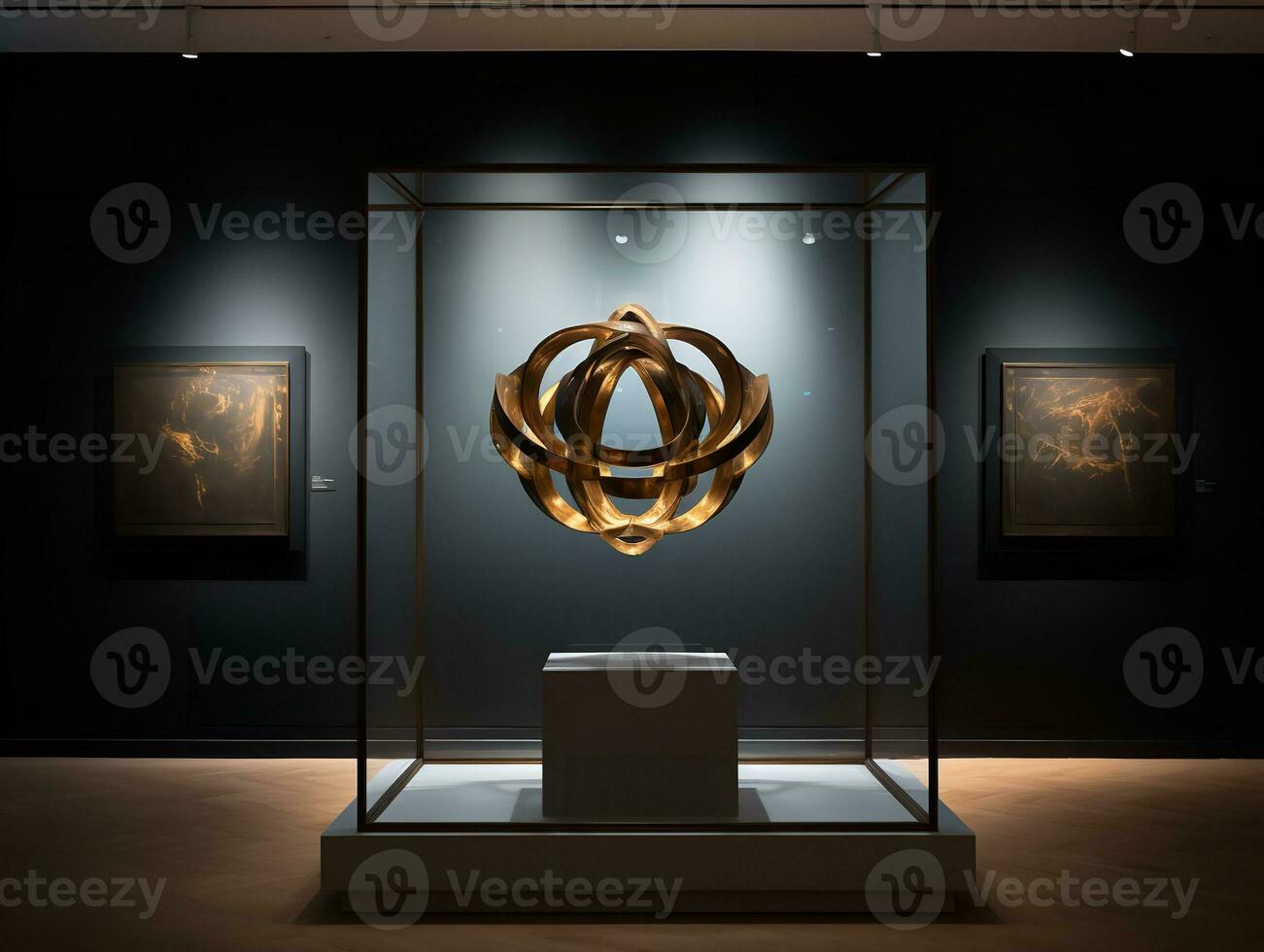 AI generated Elegant Framed Artwork Mockup for Interior Decor - AI Generated photo