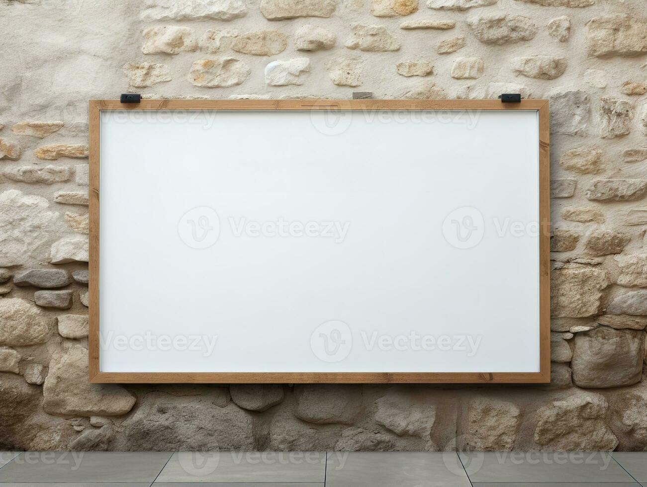 AI generated Interactive Whiteboard Mockup for Creative Ideas - AI Generated photo