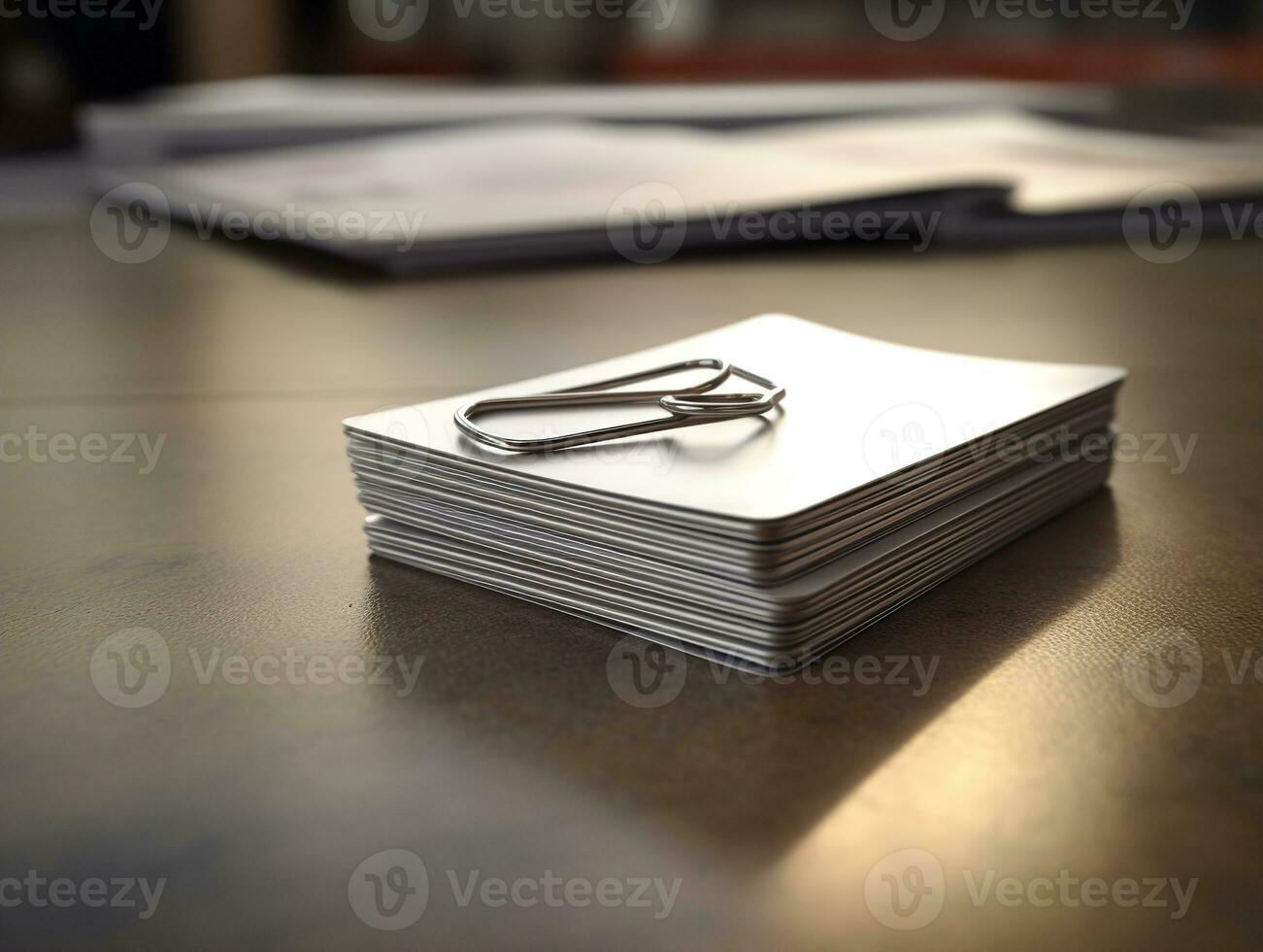 AI generated Sophisticated Stationery Set Mockup for Professional Use - AI Generated photo