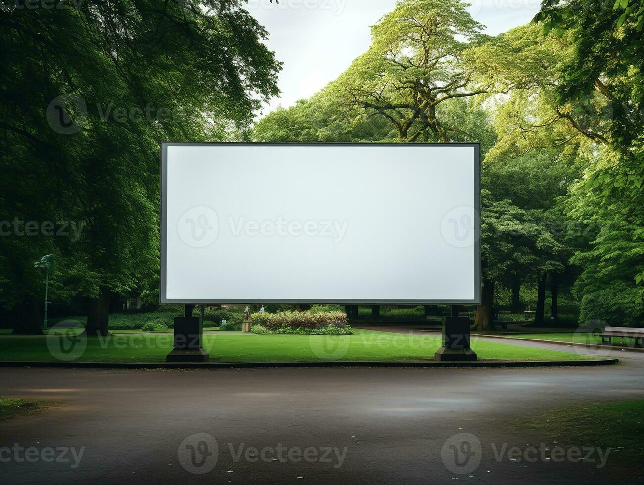AI generated Dynamic LED Screen Mockup for Vibrant Displays - AI Generated photo
