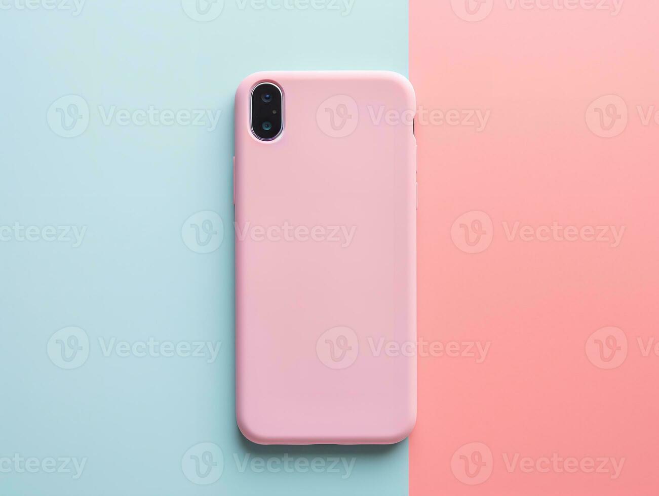 AI generated Sleek Phone Case Mockup for Smartphone Protection - AI Generated photo