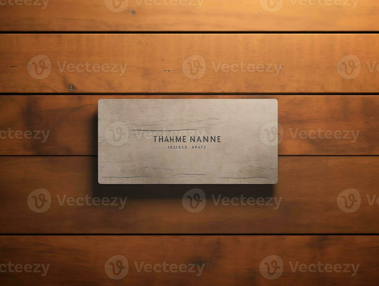 AI generated Professional Business Card Mockup - AI Generated photo