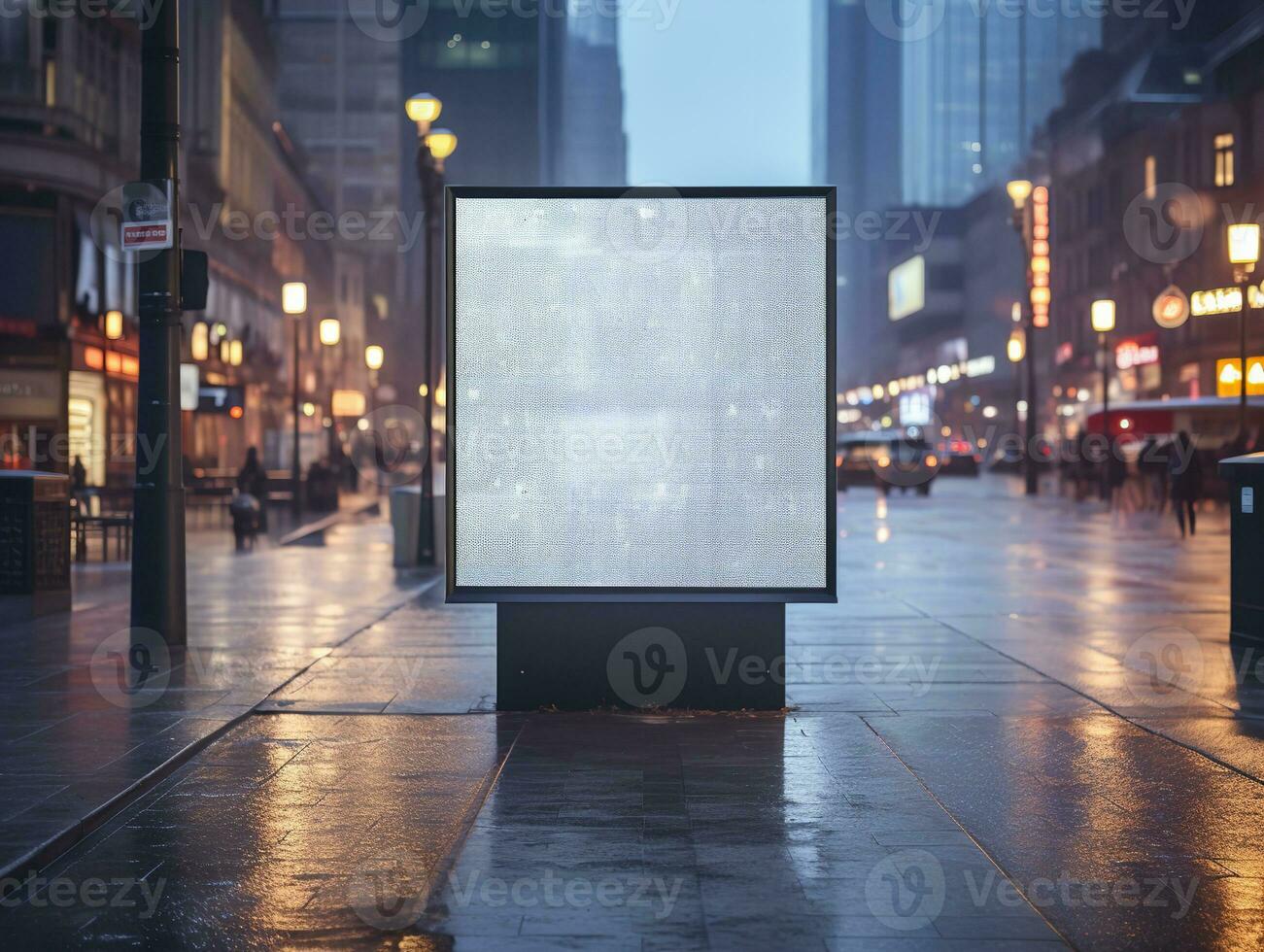 AI generated Dynamic LED Screen Mockup for Vibrant Displays - AI Generated photo