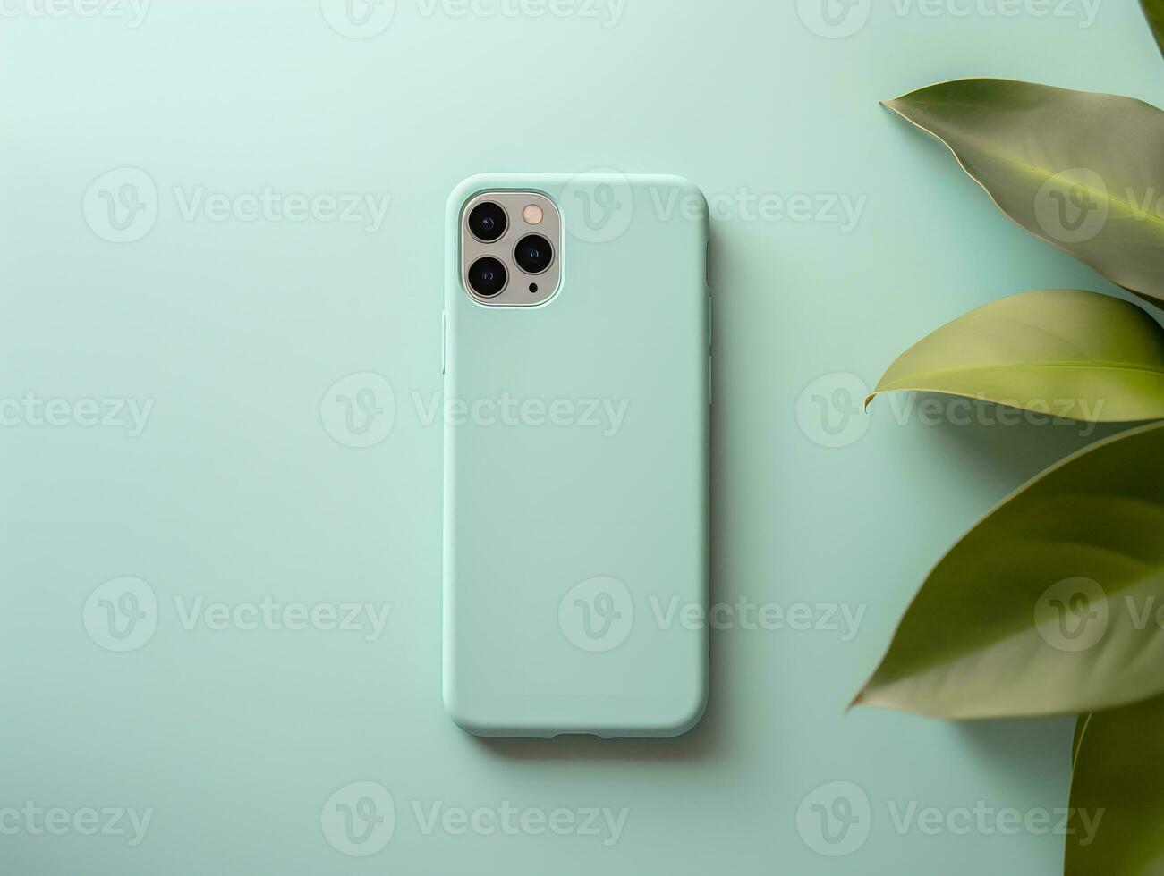 AI generated Sleek Phone Case Mockup for Smartphone Protection - AI Generated photo