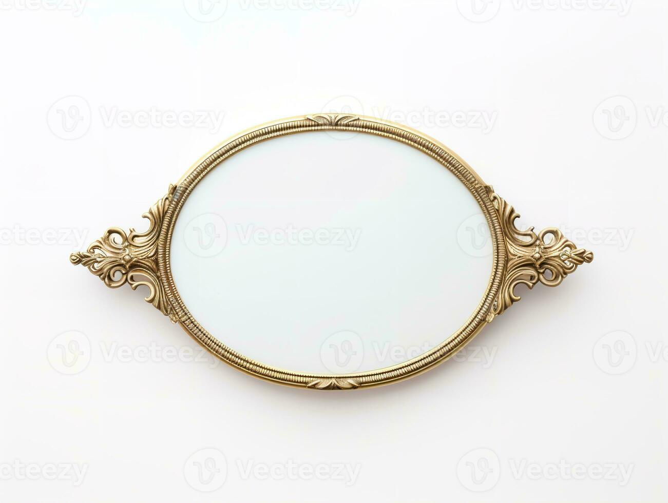 AI generated Elegant Compact Mirror Mockup for Beauty and Accessories - AI Generated photo