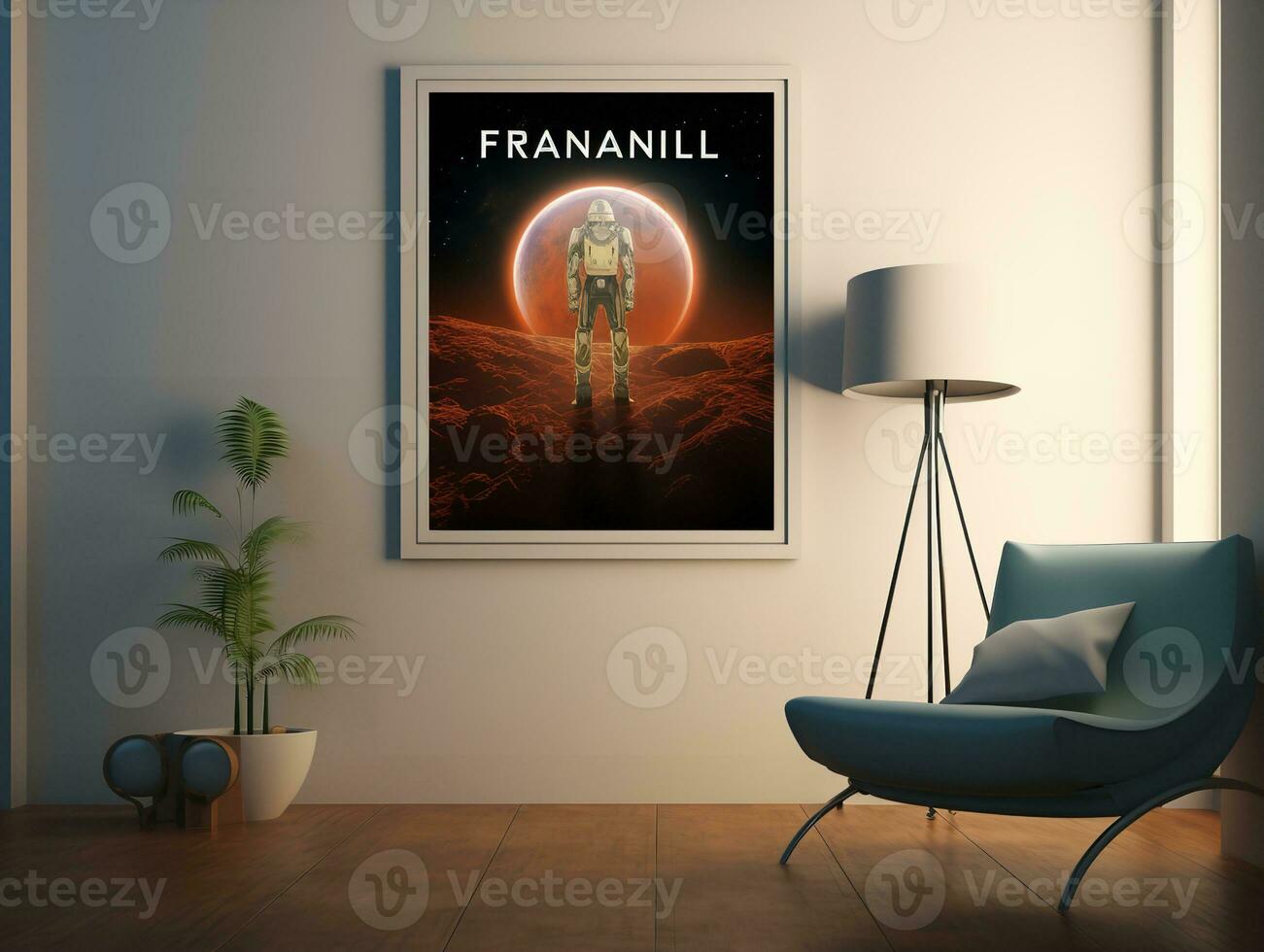 AI generated Eye-Catching Poster Mockup for Events and Promotions - AI Generated photo