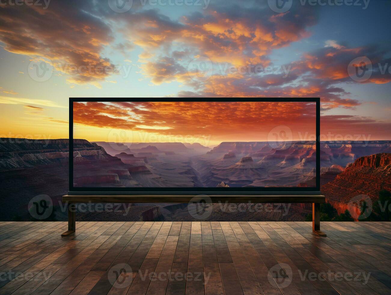 AI generated Eye-Catching Digital Billboard Mockup - AI Generated photo
