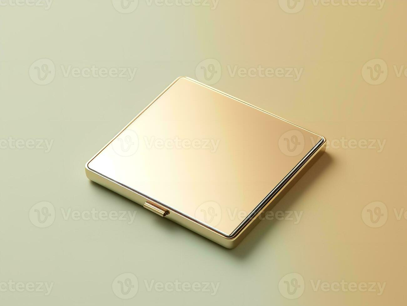 AI generated Elegant Compact Mirror Mockup for Beauty and Accessories - AI Generated photo
