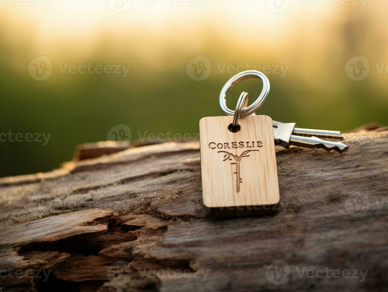 AI generated Custom Keychain Mockup for Personal and Promotional Use - AI Generated photo
