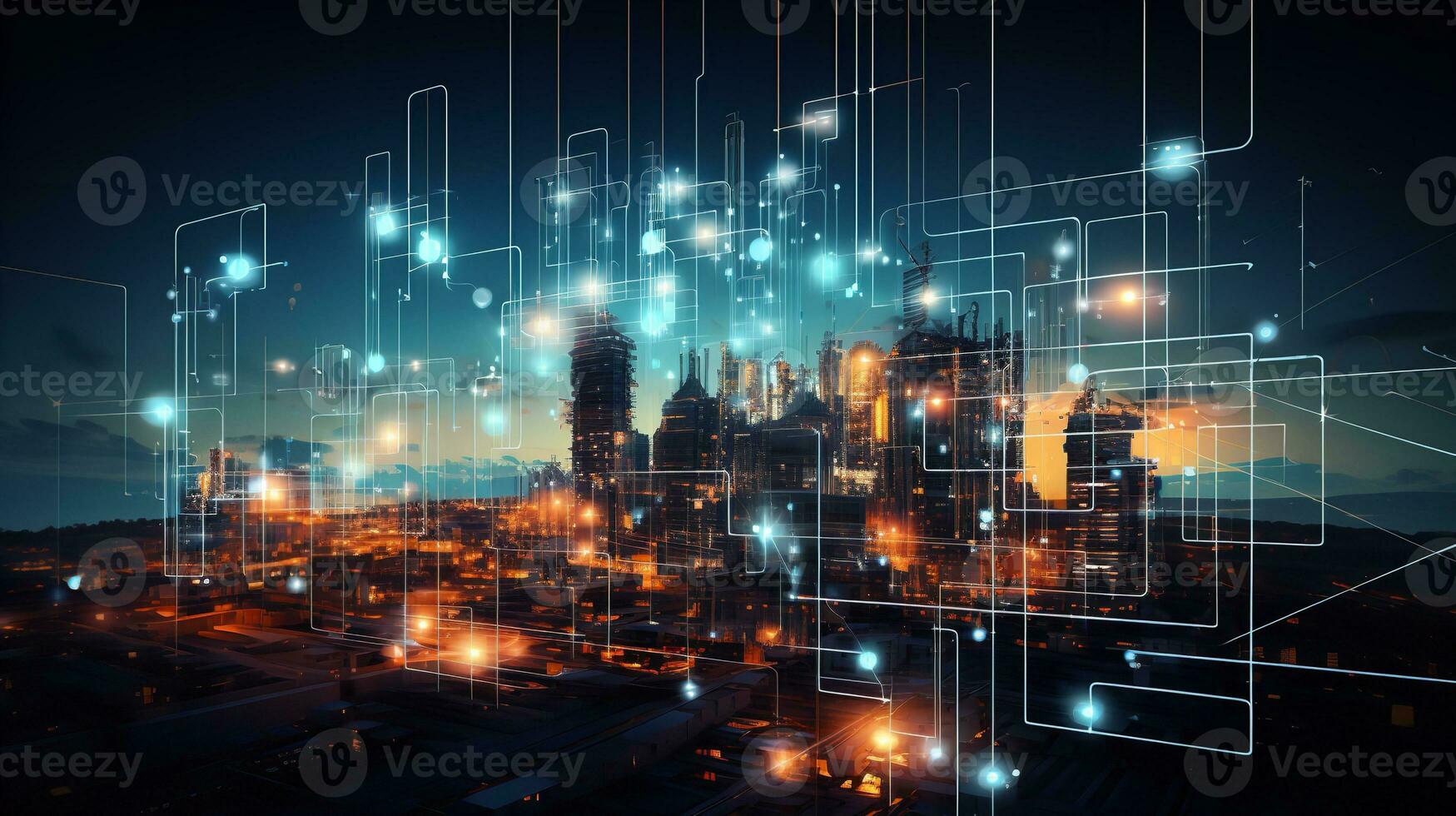 AI generated Sustainable Energy Management with AI AI Generated photo