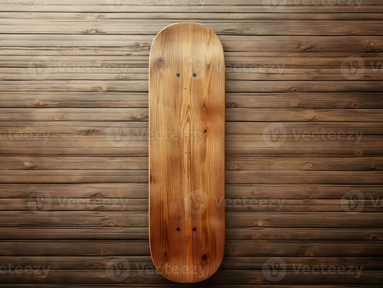 AI generated Trendy Skateboard Deck Mockup for Sports and Lifestyle - AI Generated photo