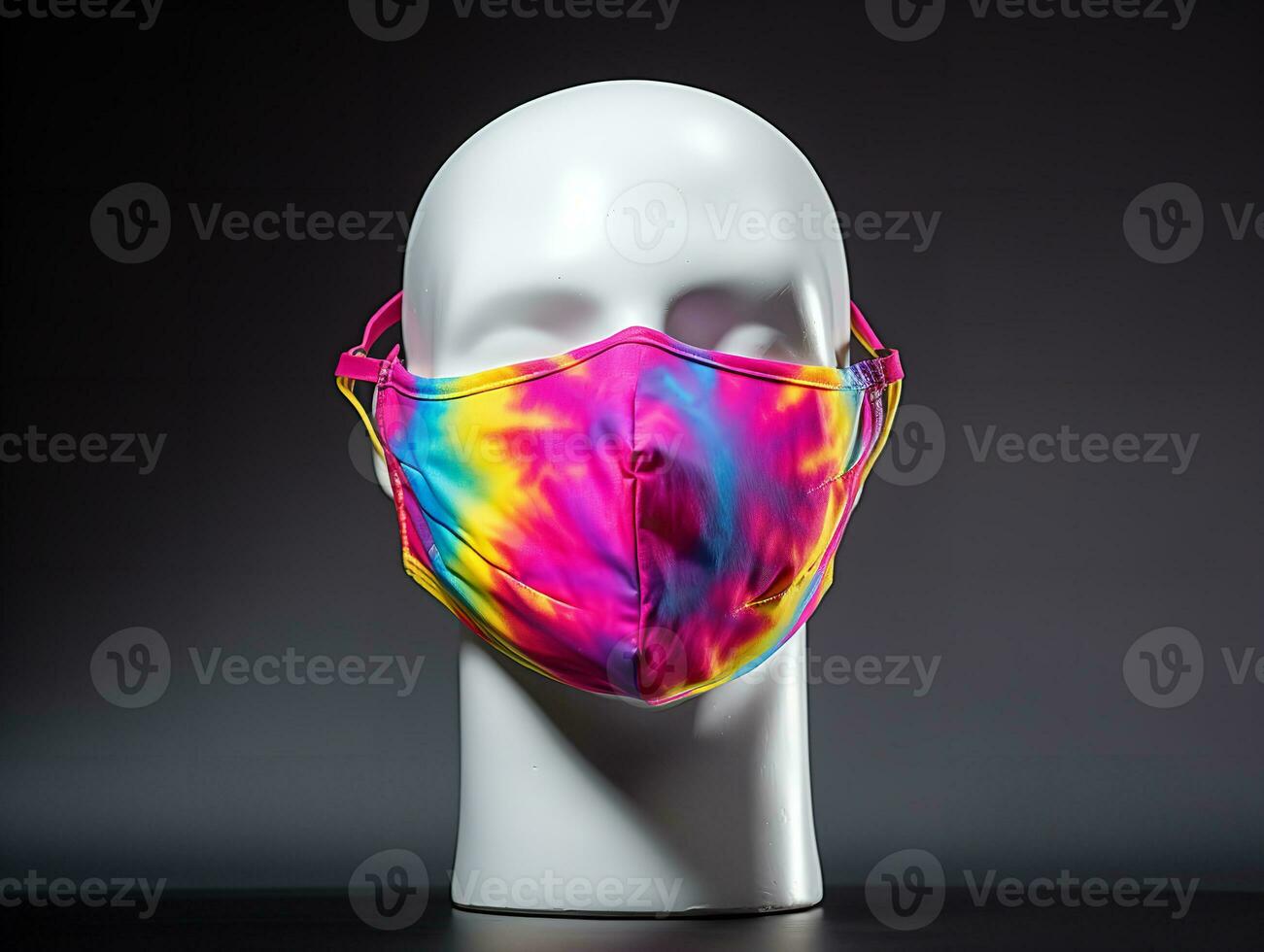 AI generated Protective Face Mask Mockup for Health and Safety Circuit Diagram