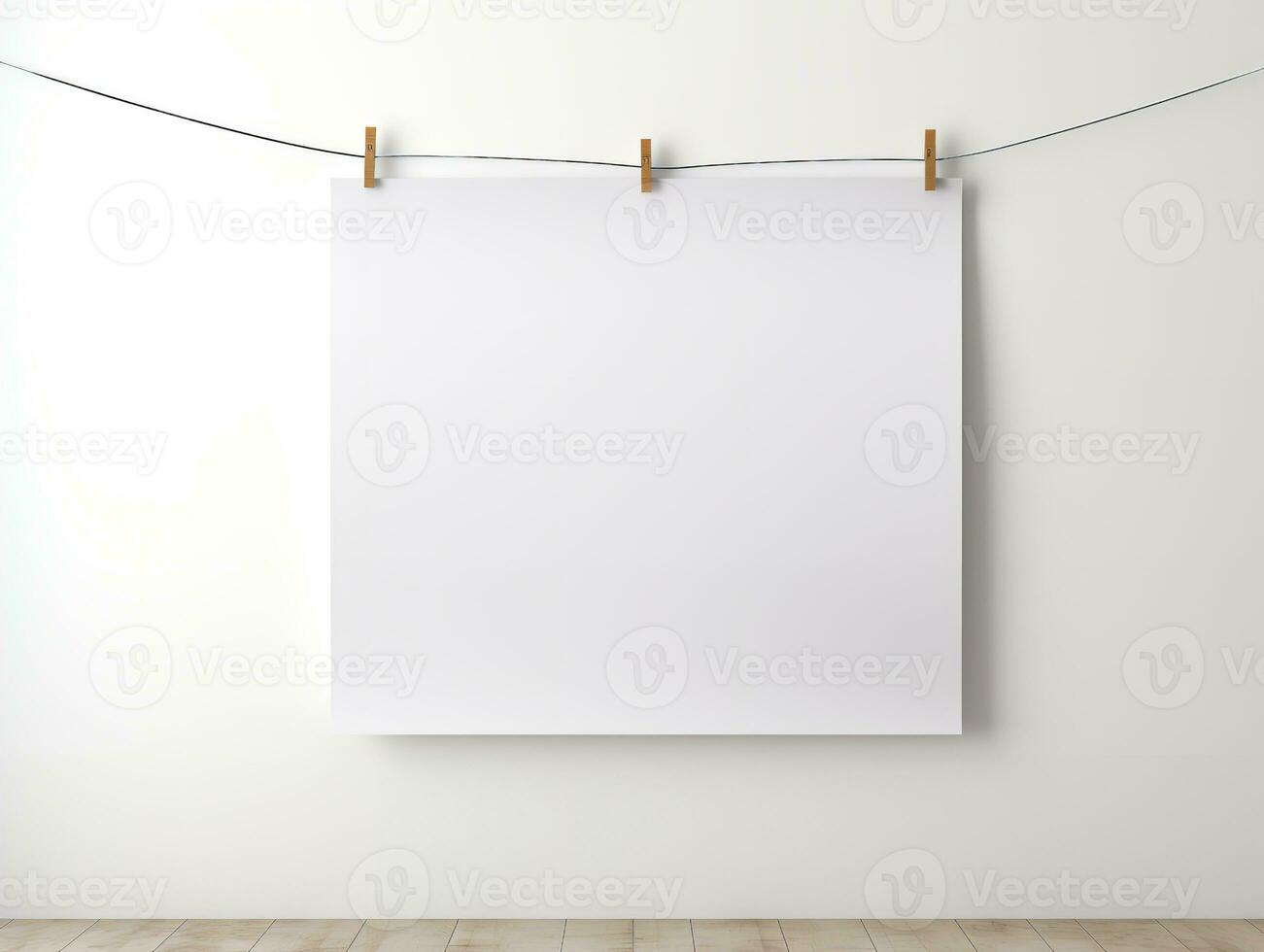 AI generated Eye-Catching Poster Mockup for Events and Promotions - AI Generated photo