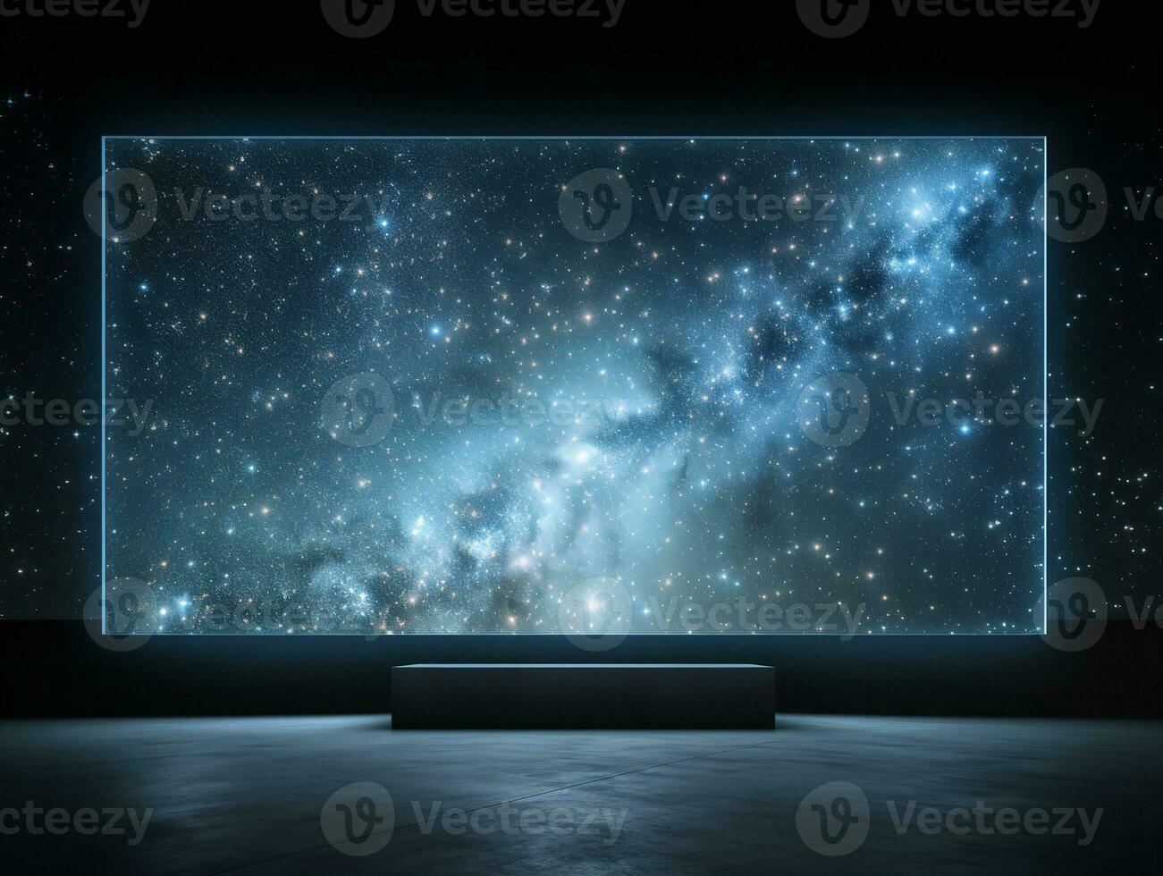 AI generated Dynamic LED Screen Mockup for Vibrant Displays - AI Generated photo