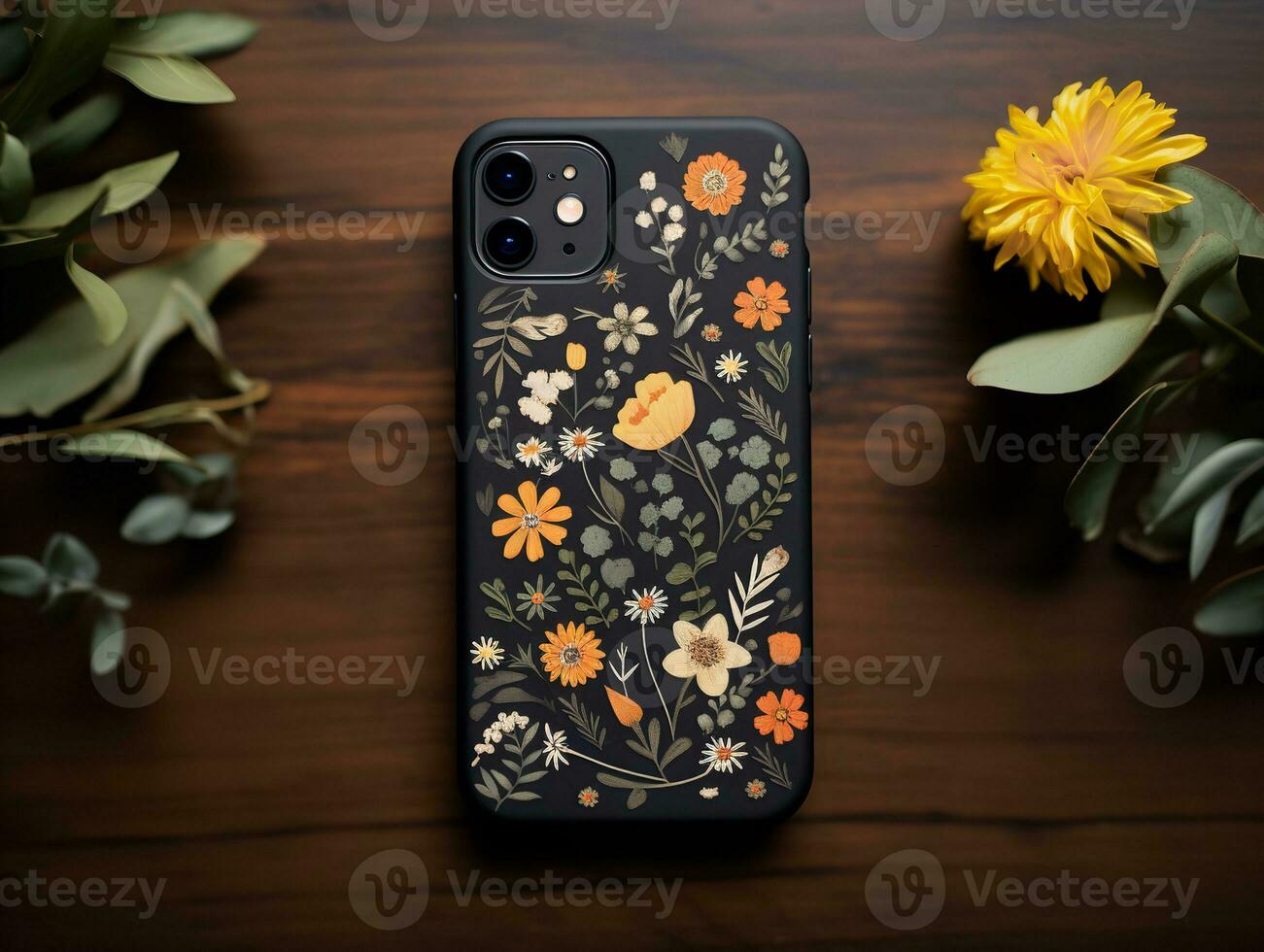 AI generated Sleek Phone Case Mockup for Smartphone Protection - AI Generated photo