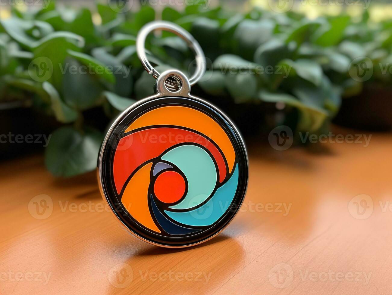 AI generated Custom Keychain Mockup for Personal and Promotional Use - AI Generated photo