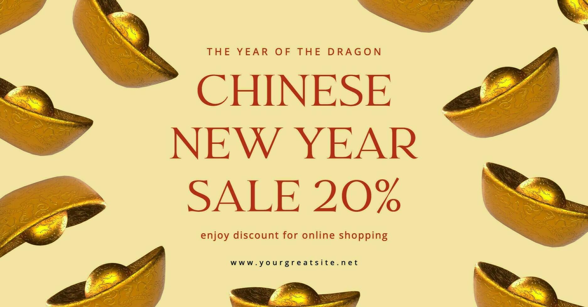 social media ads for chinese new year template