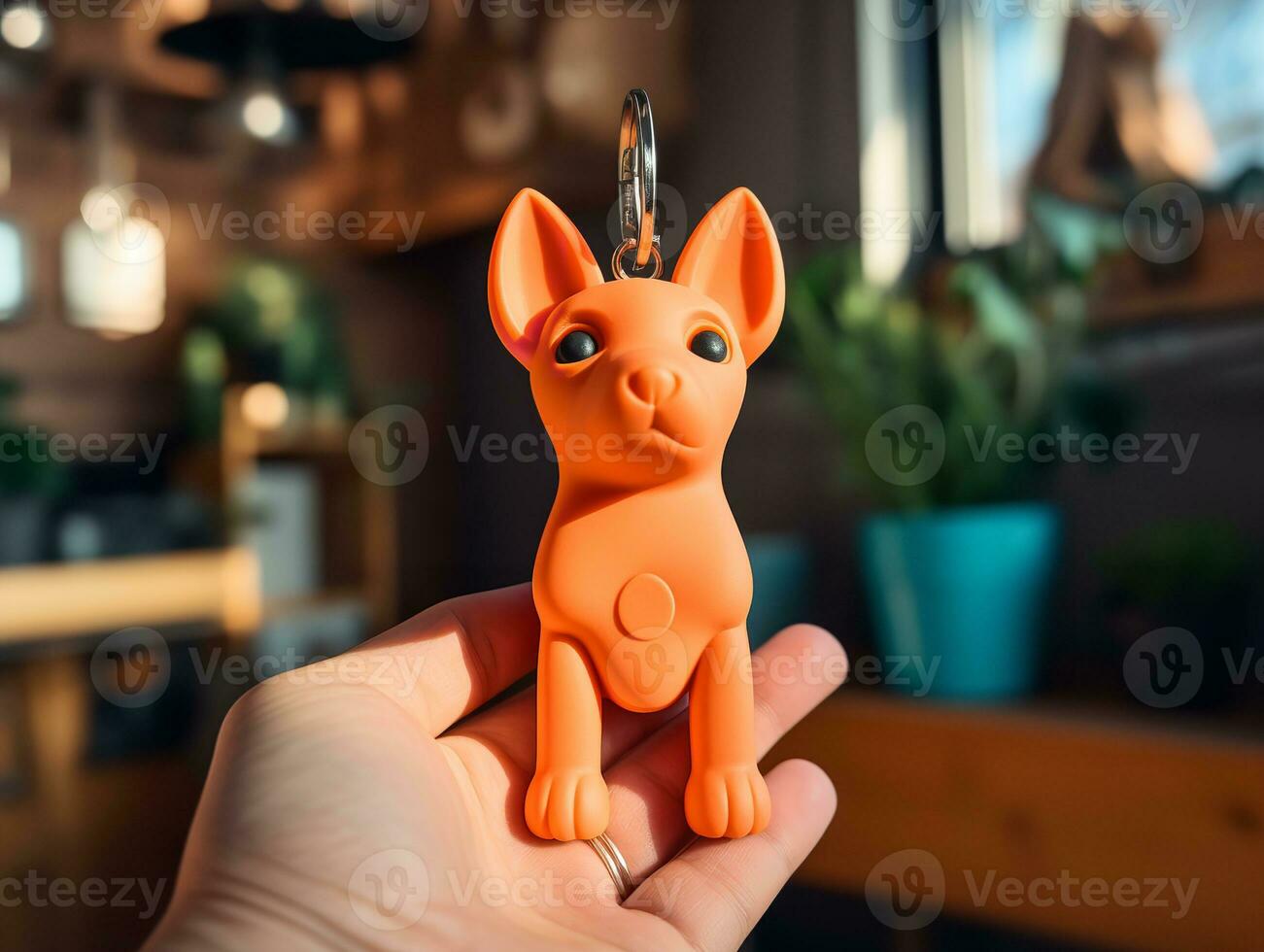 AI generated Custom Keychain Mockup for Personal and Promotional Use - AI Generated photo