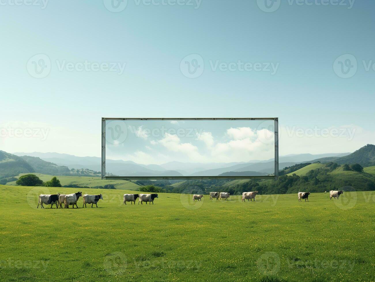 AI generated Eye-Catching Digital Billboard Mockup - AI Generated photo