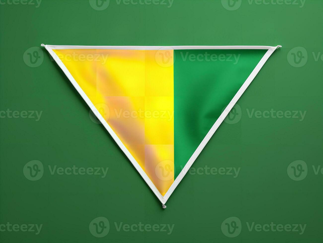 AI generated Vibrant Customizable Flag Mockup for Events and Promotions - AI Generated photo