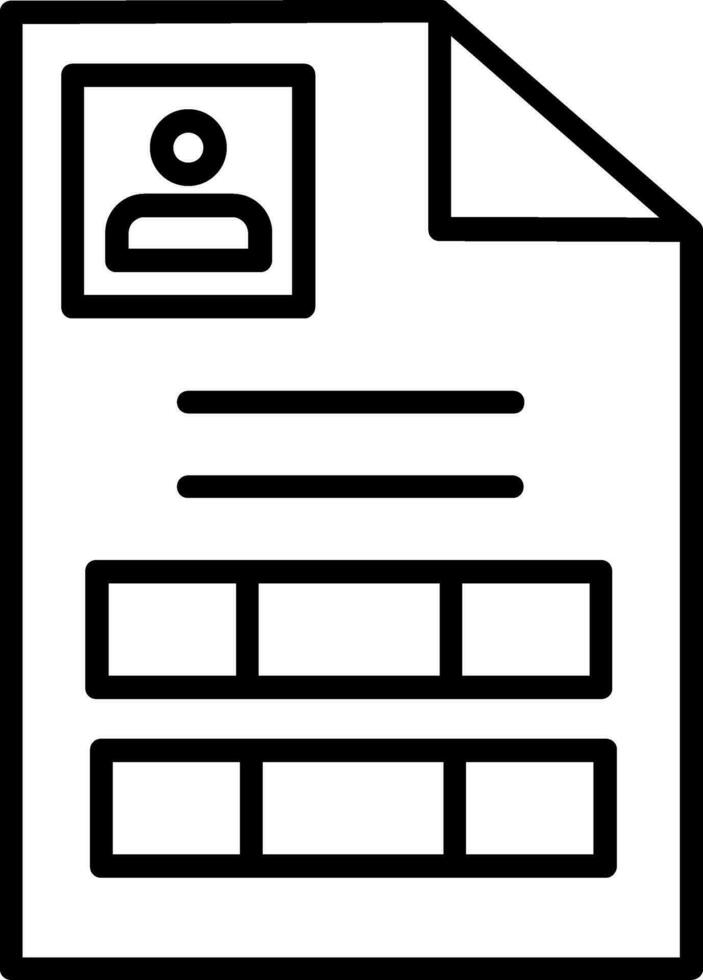 Personial document Vector Icon