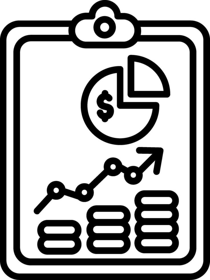 Business Report Vector Icon