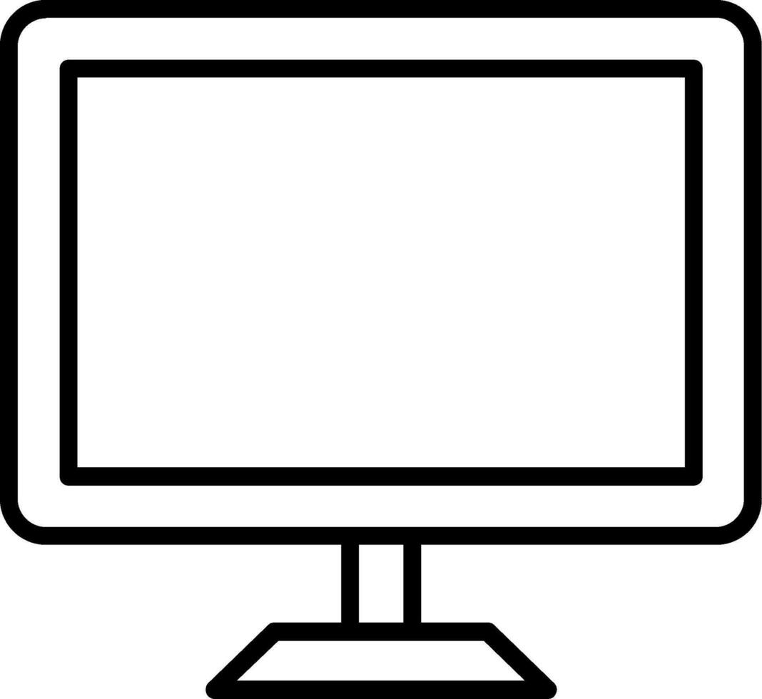 Lcd Vector Icon