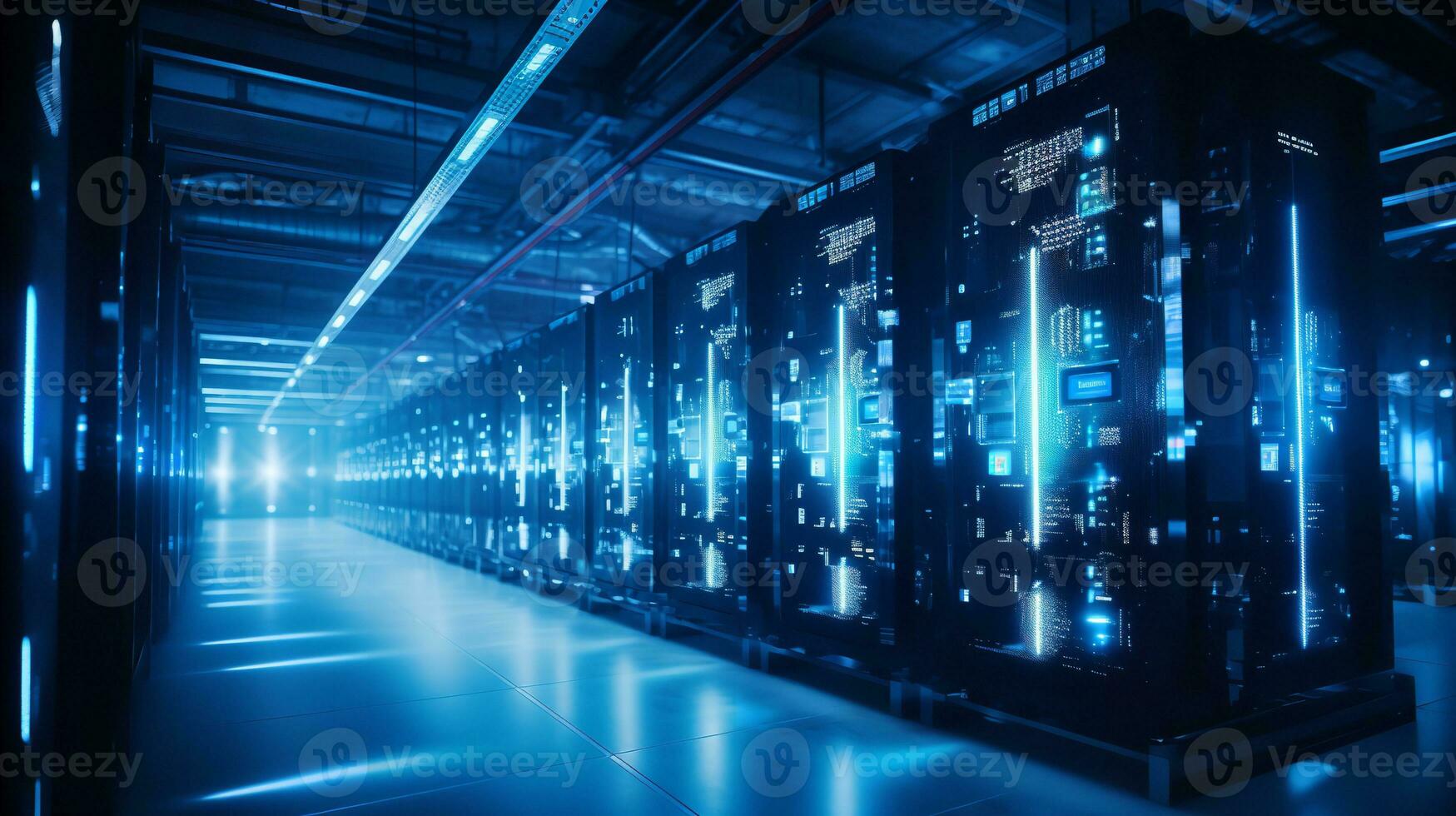 AI generated Sustainable Energy Management with AI AI Generated photo
