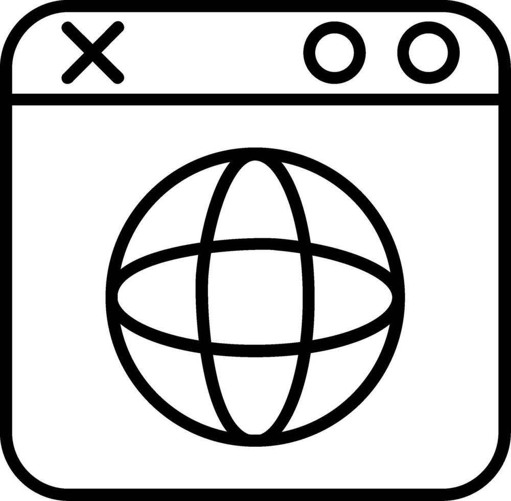 Browser Vector Icon