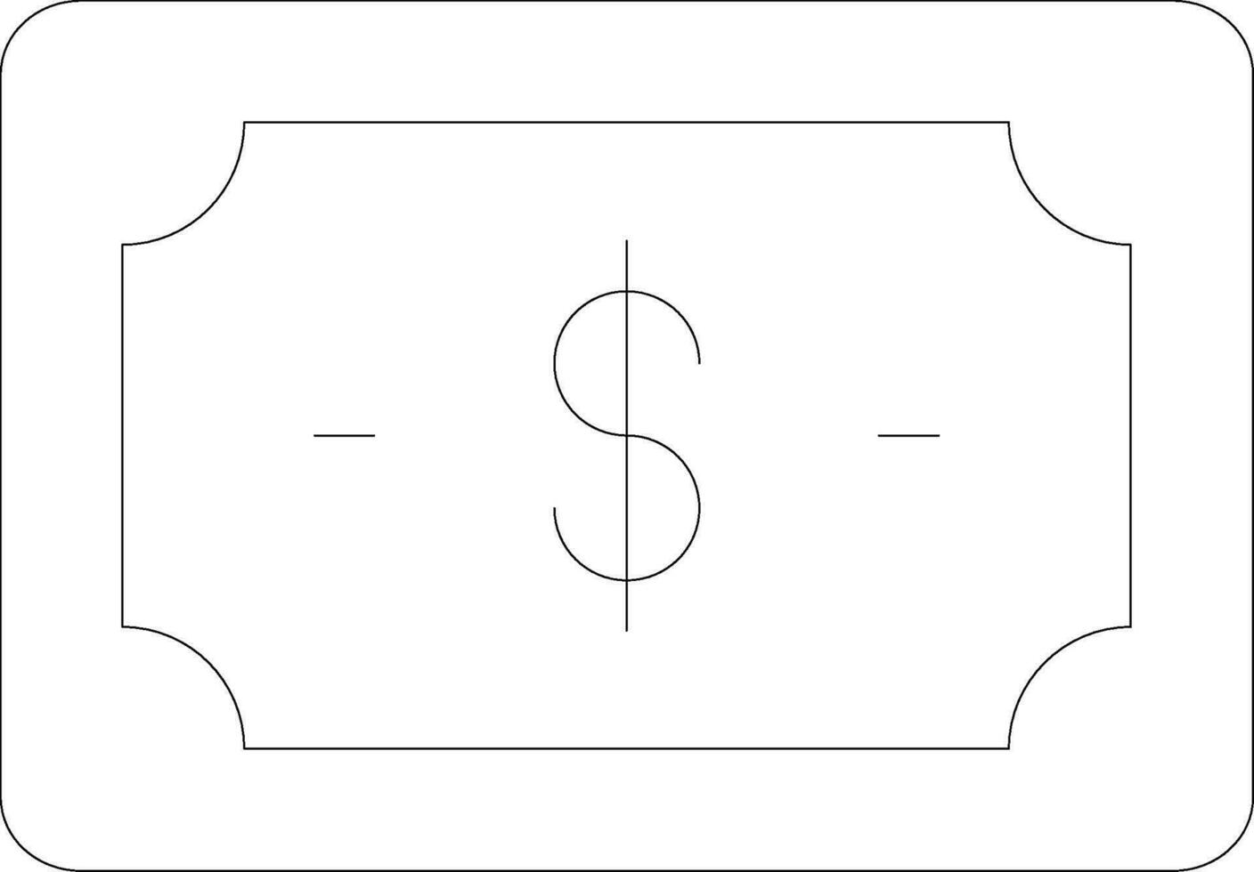 Dollar Note Vector Icon