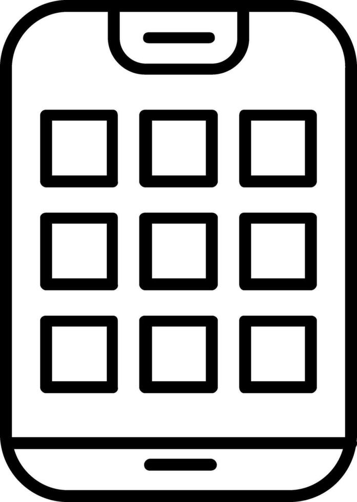 Dial Pad Vector Icon