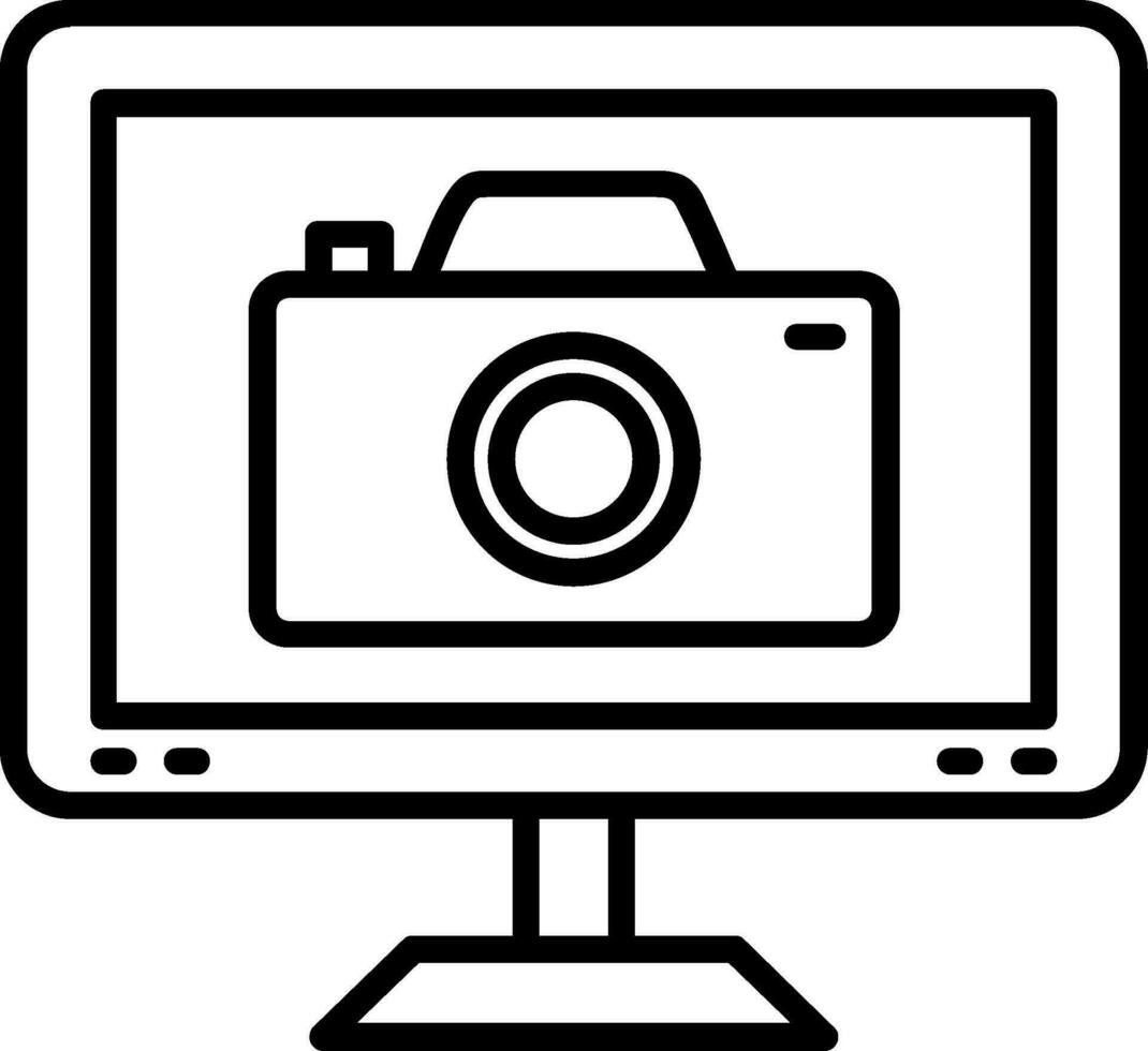 icono de vector de camara