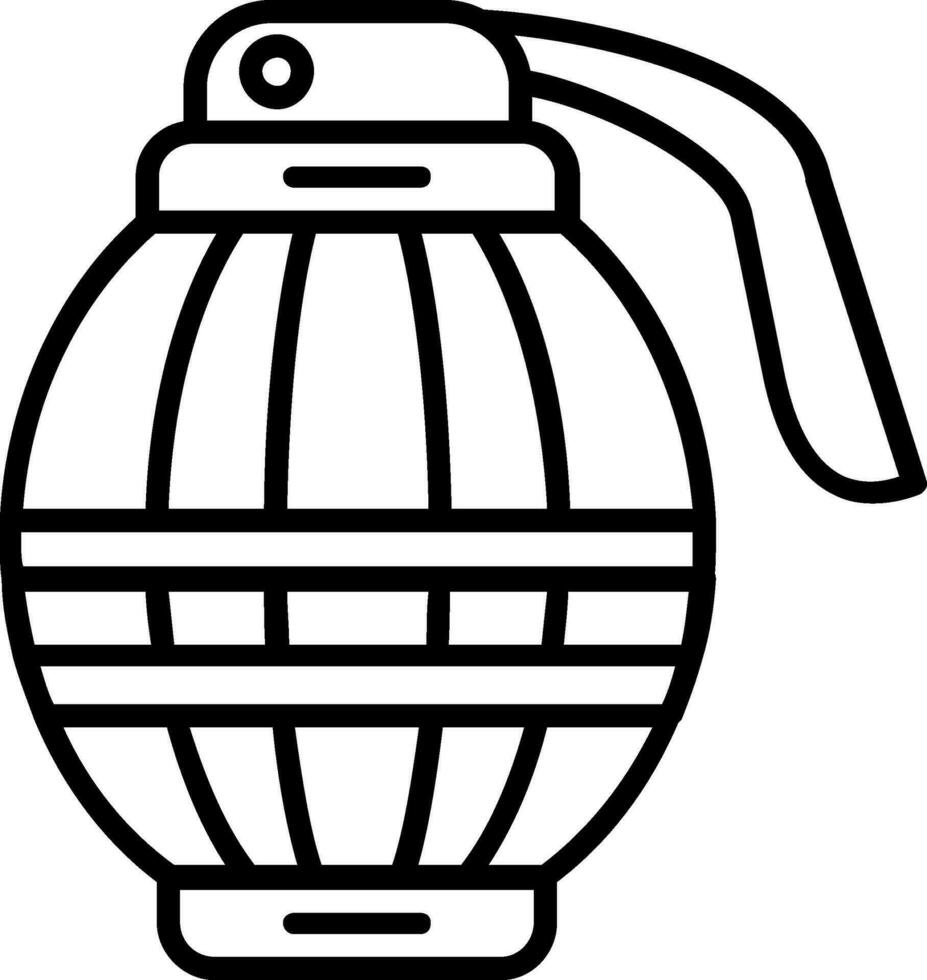 Hand Grenade Vector Icon