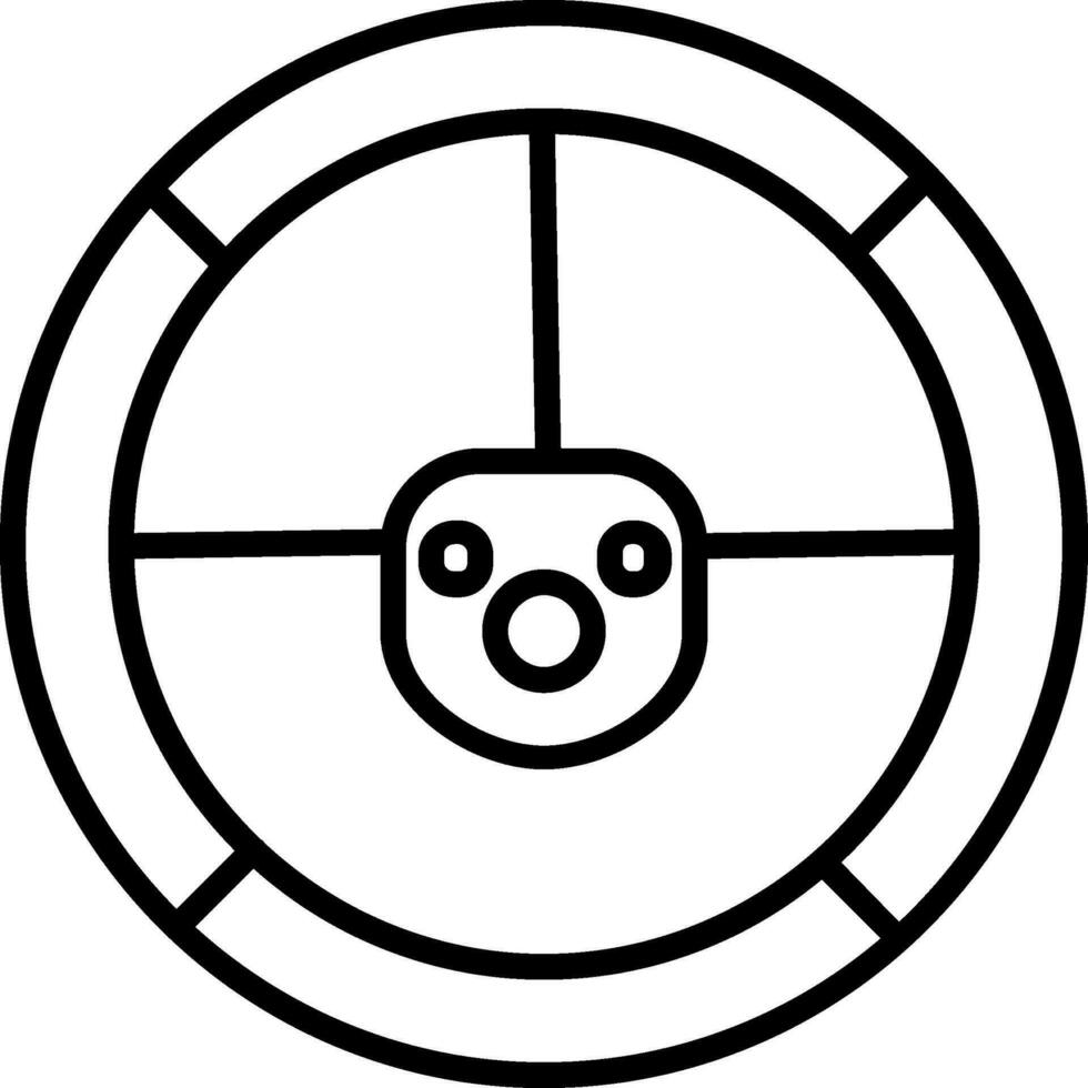 Steering Wheel Vector Icon