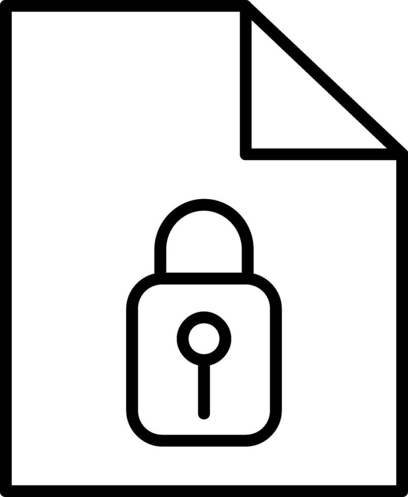 icono de vector de seguridad de datos