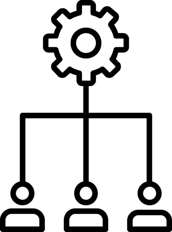 Team Management Vector Icon