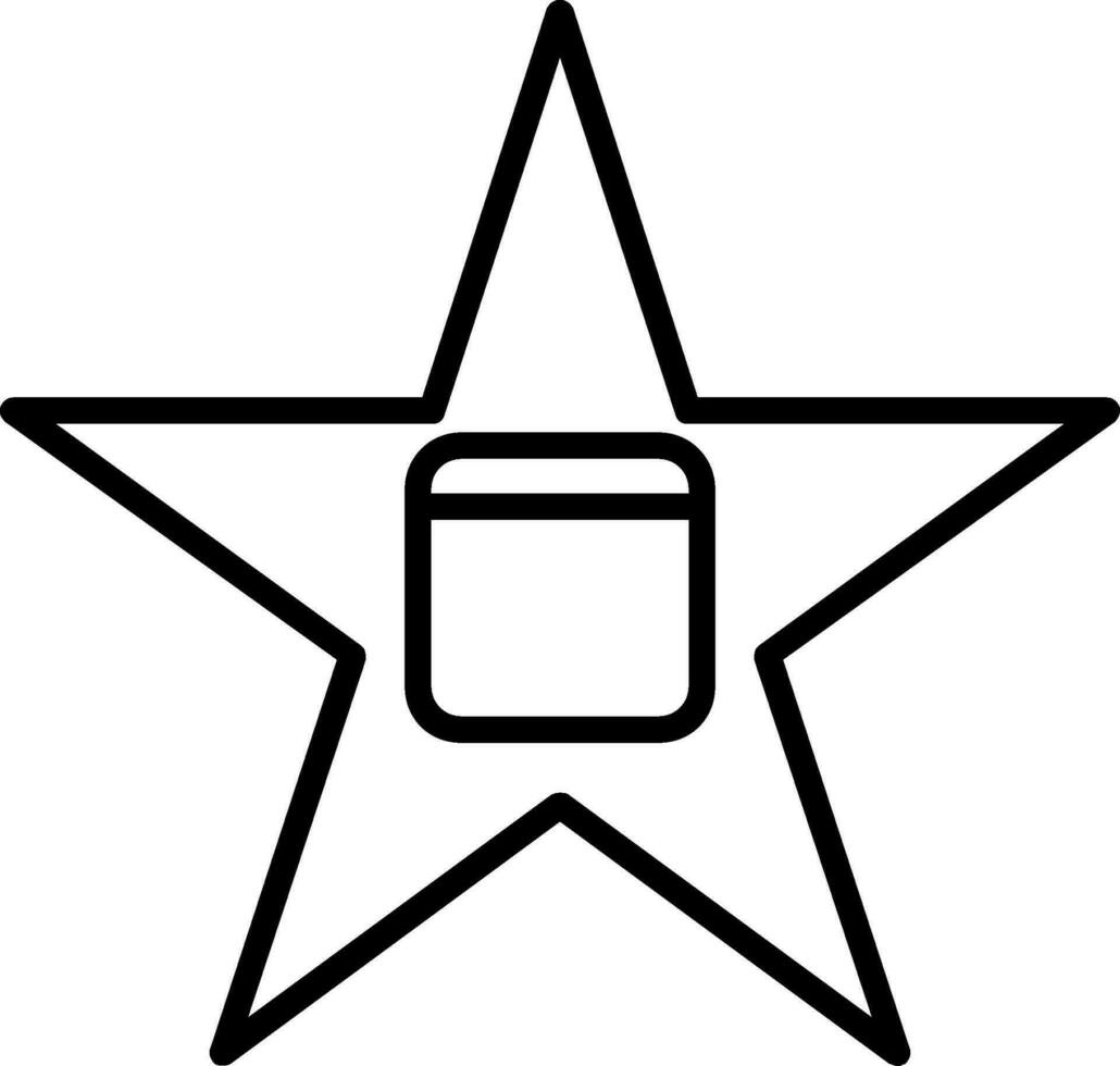 icono de vector de estrella