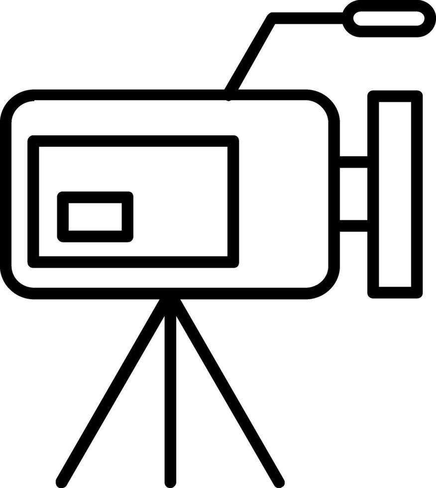 News camera Vector Icon