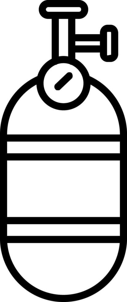 Oxygen Tank Vector Icon