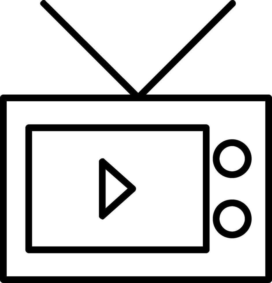 Tv Vector Icon