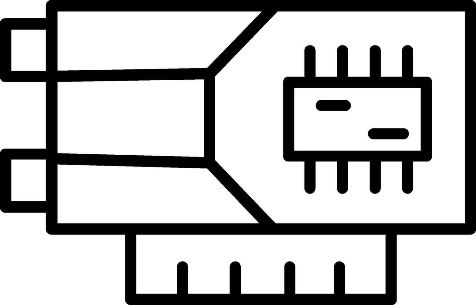 Graphics Card Vector Icon