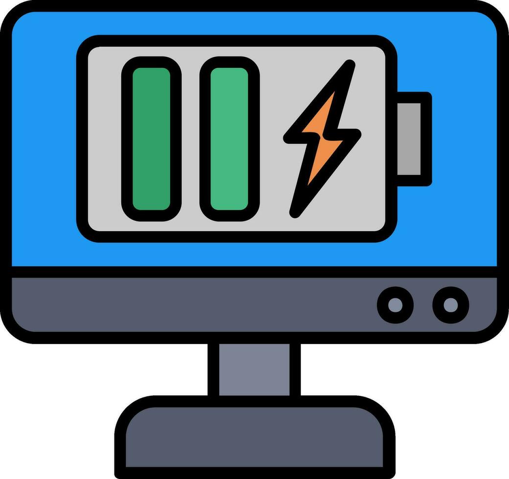 Computer Screen Vector Icon