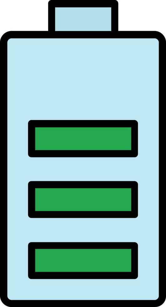 Battery Charged Vector Icon